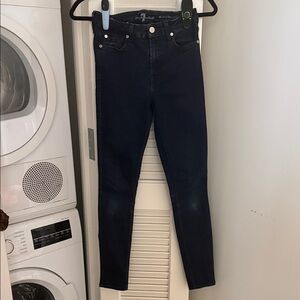 7 For All Mankind Dark Indigo Skinny Jeans